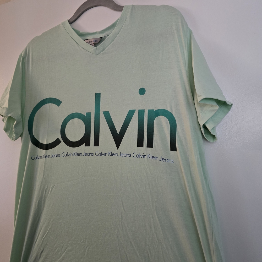 Calvin Klein Mint Green Men's Shirt